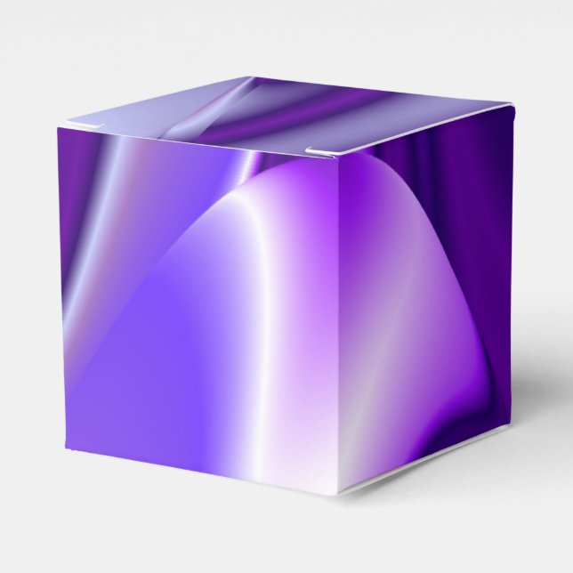 Caixinha De Lembrancinhas Sonhos de Arco-Íris de Flor Roxo (Frente)