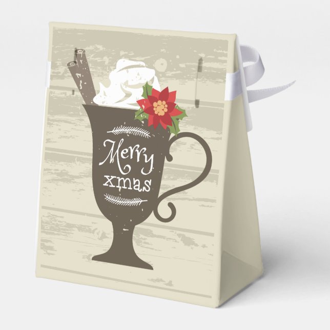Caixinha De Lembrancinhas Sorvete de Natal Merry (Verso)