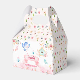 Caixinha De Lembrancinhas Souvenir Box Birthday Butterfly Garden