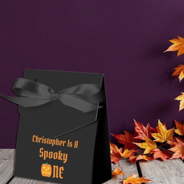 Caixinha De Lembrancinhas Spooky Um primeiro aniversario (Criador carregado)