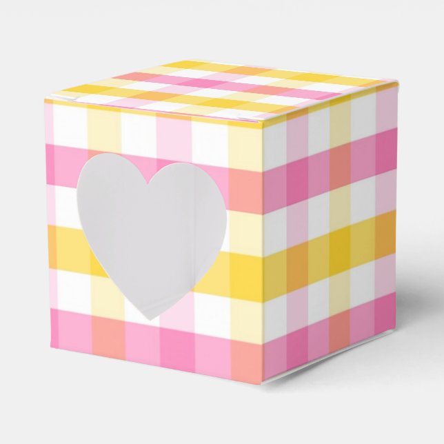 Caixinha De Lembrancinhas Springtime Gingham (Frente)