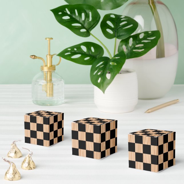 Caixinha De Lembrancinhas Square Box Checkers Classic Favor Boxes (Múltiplo)
