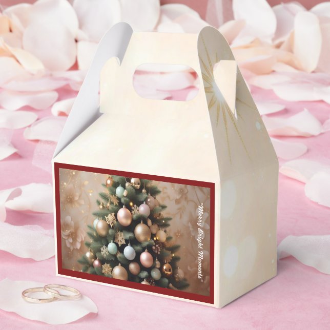 Caixinha De Lembrancinhas "Starlight Snowfall" (Casamento)
