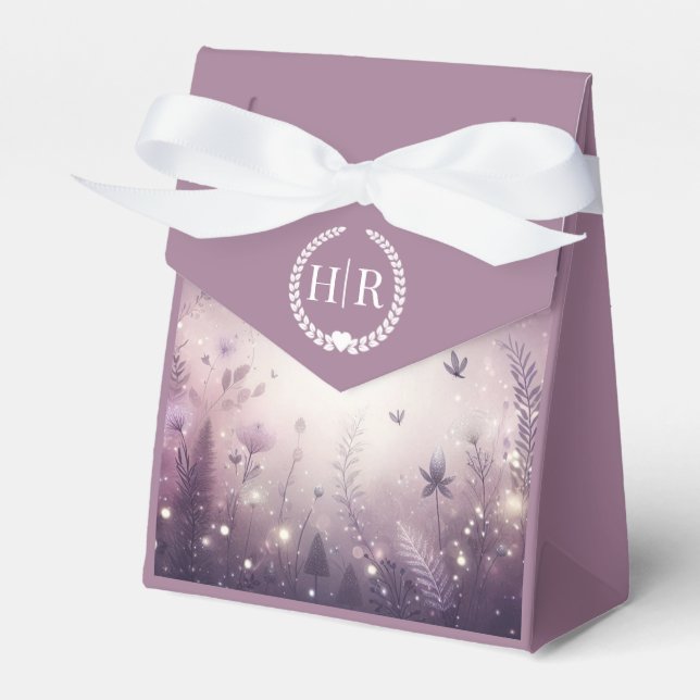 Caixinha De Lembrancinhas Starlit Enchantment em Bloom Wedding (Frente)