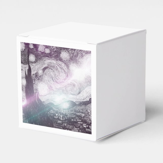 Caixinha De Lembrancinhas Starry Night Lights (Frente)