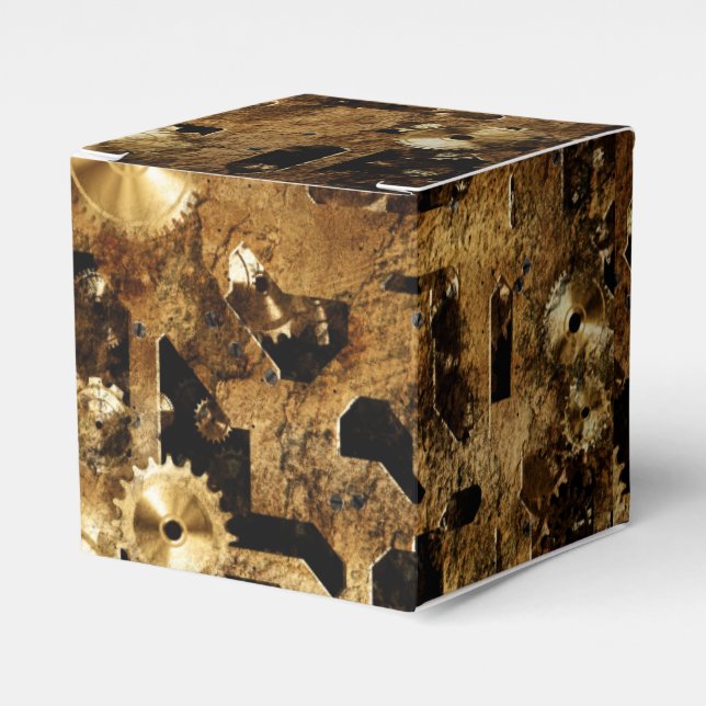 Caixinha De Lembrancinhas Steampunk (Frente)