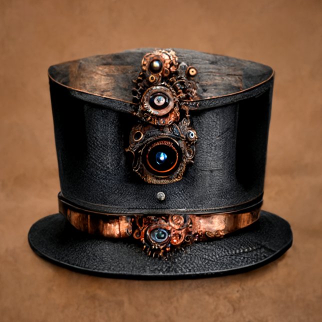 Caixinha De Lembrancinhas Steampunk Top Hat (Criador carregado)