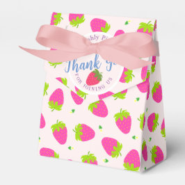 Caixinha De Lembrancinhas Strawberry Beige