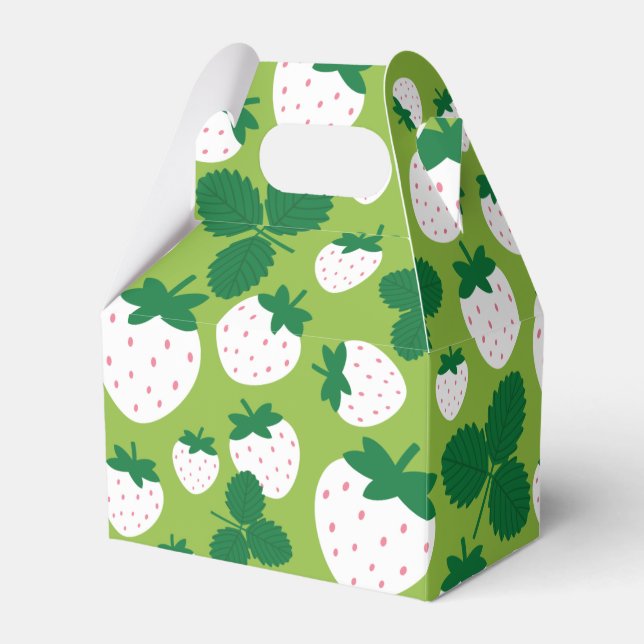 Caixinha De Lembrancinhas Strawberry Favor Box (Frente)