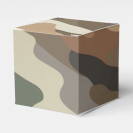 Caixinha De Lembrancinhas Stylish Camouflage Pattern Classic Favor Boxes