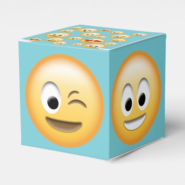 Caixinha De Lembrancinhas Sua cor personalizada, Emoji Gift (Frente)