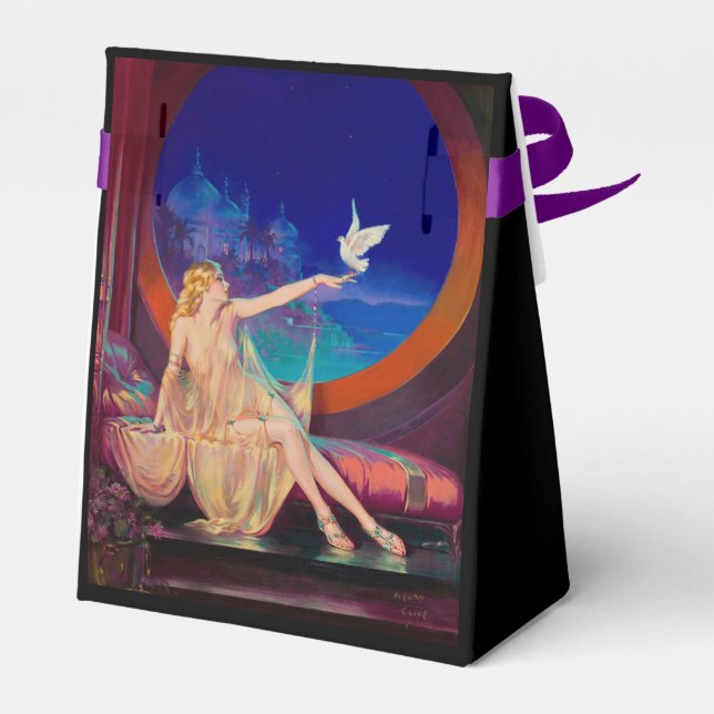 Caixinha De Lembrancinhas Sultana, a Concubina do Sultão Árabe, em 1925 (Verso)