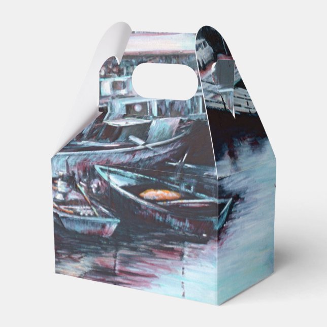 Caixinha De Lembrancinhas Sultry Prelude para Dusk, Jaffe, Israel (Frente)