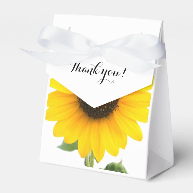 Caixinha De Lembrancinhas Sunny Sunflower Treat Box (Frente)
