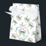 Caixinha De Lembrancinhas Suprimentos para Festa de Caranguejo<br><div class="desc">Adicione um toque divertido e praiano ao seu jantar de frutos do mar, festa de caranguejo Lowcountry ou encontro de verão com essas caixas personalizadas de lembrancinhas de caranguejo. Com arte original em aquarela de um caranguejo azul por Victoria Grigaliunas da Do Tell A Belle, essas caixas são perfeitas para...</div>