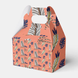 Caixinha De Lembrancinhas Suprimentos para Partido de Folha Moderna