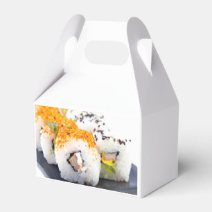 Caixinha De Lembrancinhas Sushi num prato