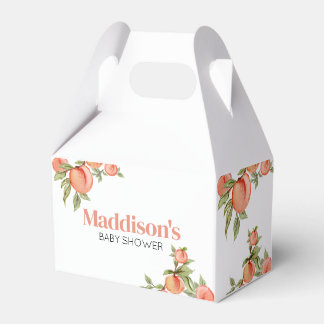 Caixinha De Lembrancinhas Sweet Little Peach Baby Shower
