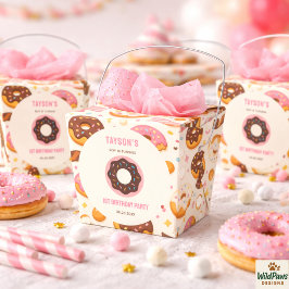 Caixinha De Lembrancinhas Sweet One Donut 1st Birthday Party | Cute Donut