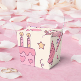 Caixinha De Lembrancinhas Sweet Princess Party Celebration Pattern