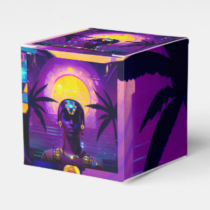 Caixinha De Lembrancinhas Synthwave Pharaoh