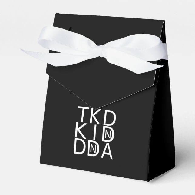 CAIXINHA DE LEMBRANCINHAS TAEKWONDO TKD KID DNA (Frente)