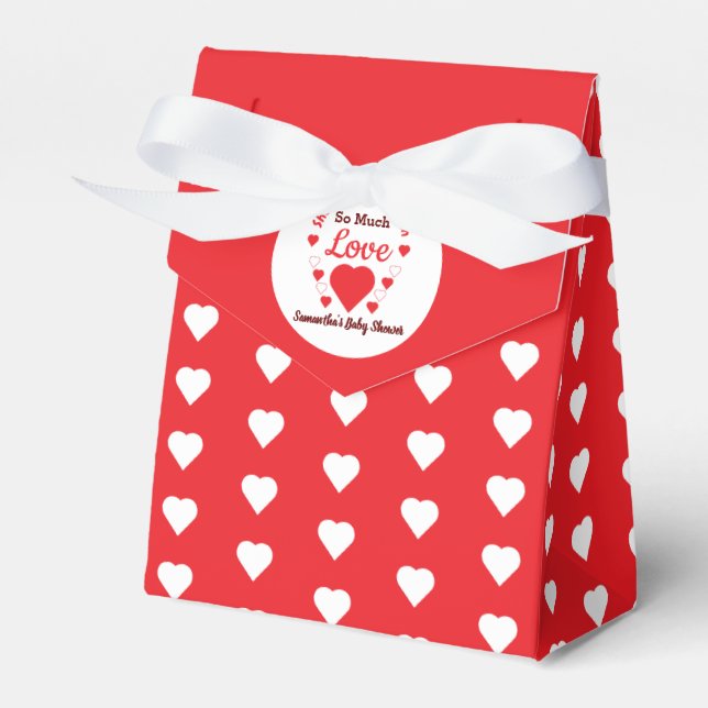 Caixinha De Lembrancinhas Tanta Chá de fraldas De Amor (Frente)