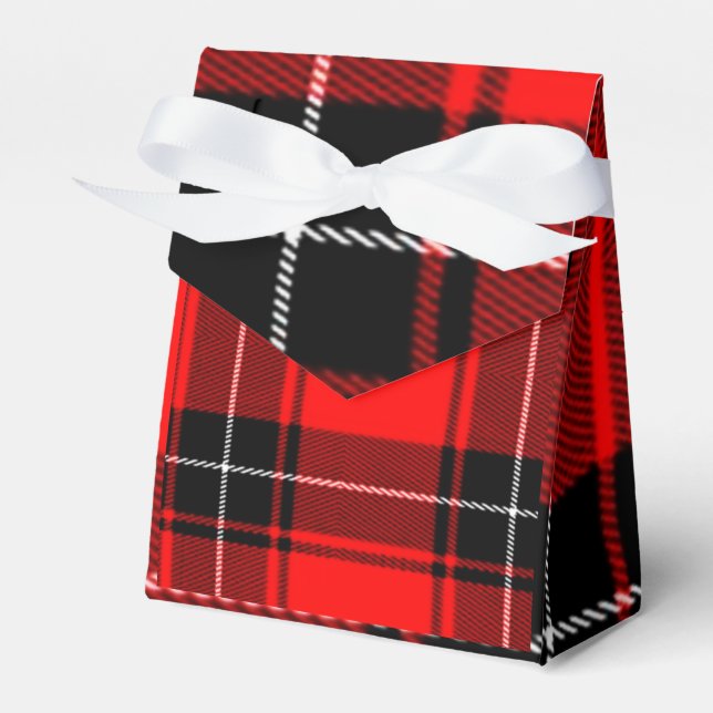 Caixinha De Lembrancinhas Tartan (Frente)