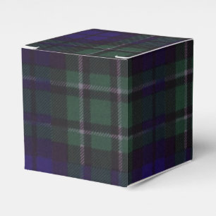 Caixinha De Lembrancinhas Tartan do Scottish da xadrez do clã de Maccallum