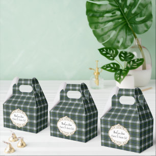 Caixinha De Lembrancinhas Tartan Escocês Antigo Vestido Campbell