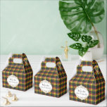 Caixinha De Lembrancinhas Tartan Moderno Escocês Buchanan<br><div class="desc">Belos Tartans do Clã Escocês em sua forma original oferecidos em uma variedade de caixas de lembranças para o seu casamento</div>
