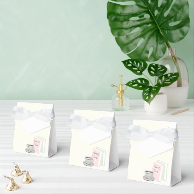 Caixinha De Lembrancinhas Tea & Books Bridal Shower (Múltiplo)