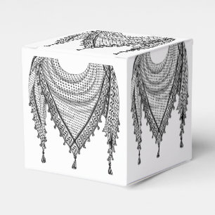 Caixinha De Lembrancinhas Tecido Tradicional do Keffiyeh Scarf Palestino