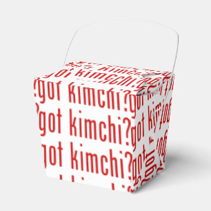 Caixinha De Lembrancinhas tem kimchi?