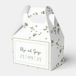 Caixinha De Lembrancinhas Tema Floresta Verde Convite de Casamento Tudo em U