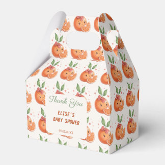 Caixinha De Lembrancinhas Tema Pequeno Cutie Clementine Citrus Orange