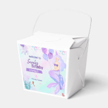 tema personalizado de sereia aniversariante roxo