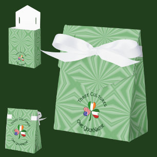 Caixinha De Lembrancinhas Tenda Personalizada do Trevo Irlandês Americano It