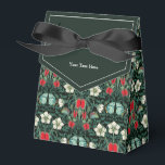 Caixinha De Lembrancinhas Tenda Personalizada Vitoriana Botânica Armadilha d<br><div class="desc">Presentear presentes, brindes de festa, amostras e mercadorias em caixas personalizadas deslumbrantes com uma representação detalhada de uma Armadilha de Vênus e Borboleta Azul em estilo ornamentado do século XIX. Personalize a aba e a parte de trás desta caixa de tenda com uma mensagem, poema, citação ou promoção para se...</div>