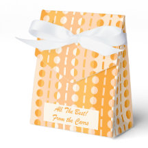 Tendas de Listras com Círculos - Laranja Pêssego O