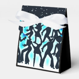 Caixinha De Lembrancinhas Tent de Teal do Partido da Dança Retroativa