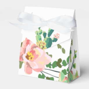 Caixinha De Lembrancinhas Tent Paper Favor Box Bohemian Cactus Succulents De