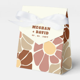 Caixinha De Lembrancinhas Terracotta Retro Groovy Boho Chic Casamento Floral