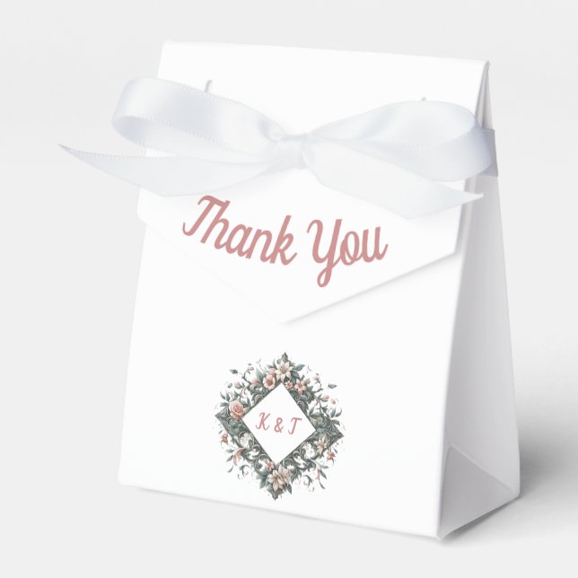 Caixinha De Lembrancinhas Terthy Floral Vine (Frente)