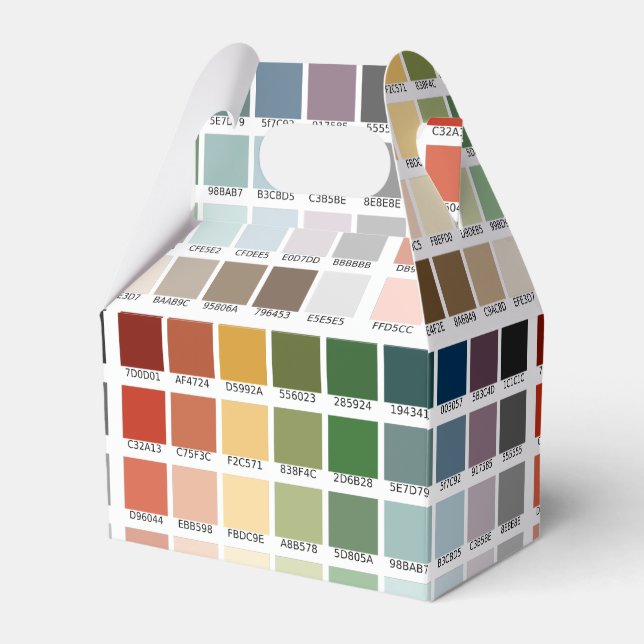 Caixinha De Lembrancinhas Teste de cor (Frente)