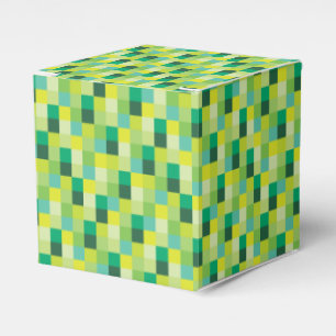Caixinha De Lembrancinhas Teste padrão verde dos pixéis