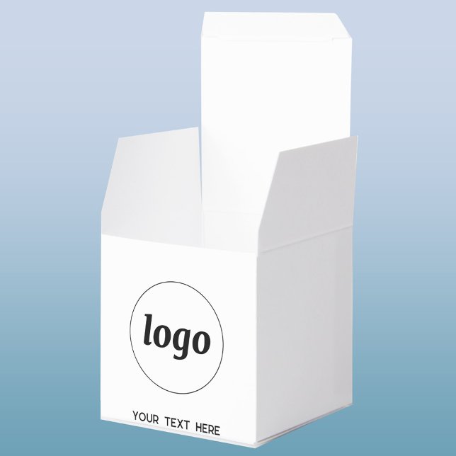Caixinha De Lembrancinhas Texto simples Promocional de texto encapsulamento  (Logo with text promotional business packaging favor box)