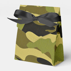 Caixinha De Lembrancinhas Textura do exército da camuflagem verde
