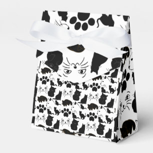 CAIXINHA DE LEMBRANCINHAS THE BLACK CATS PATTERNS FOR PETS LOVER