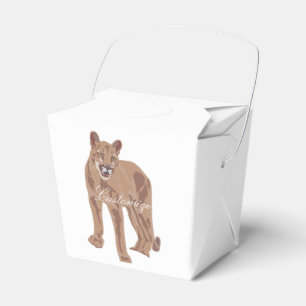 Caixinha De Lembrancinhas Thunder_Cove do Leão de Montanha Cougar Puma